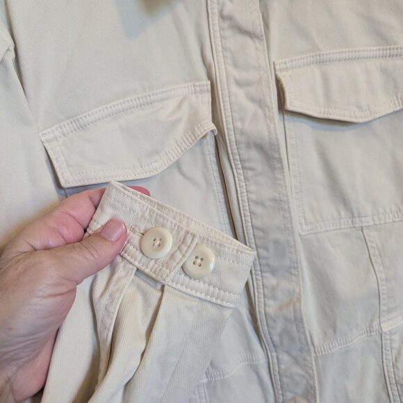 NWT | Banana Republic |  Womens Coverall Beige Andi Moleskin Flightsuit | M - Picture 5 of 14
